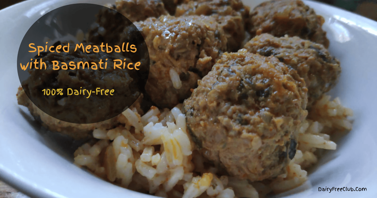 Spiced Meatballs & Basmati Rice