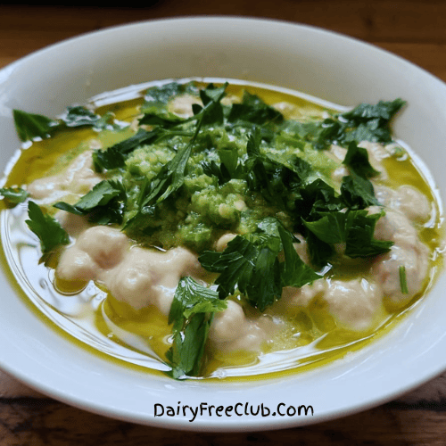 Mashawsha with Green Hot Pepper Sauce