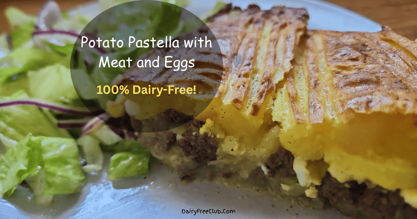 Potato Pastella with Meat and Eggs