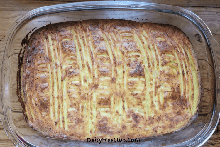 Put in the oven and golden