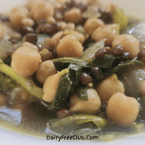Chickpea, Lentil, and Barley Soup