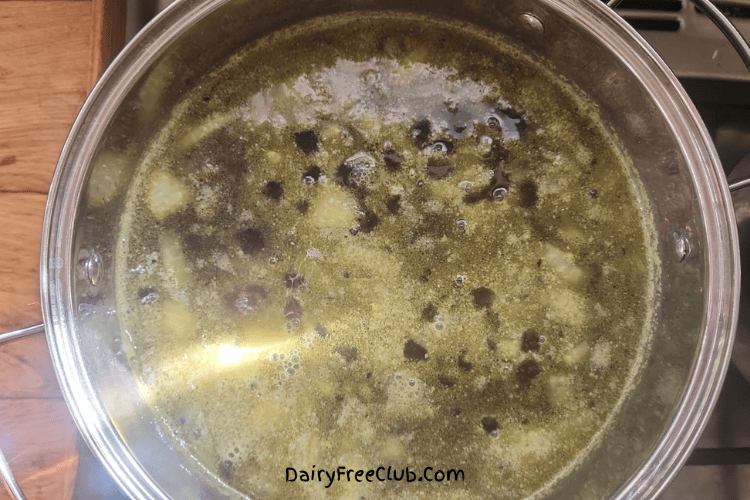 cover the legumes with water