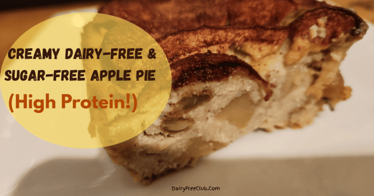 Creamy Dairy-Free & Sugar-Free Apple Pie
